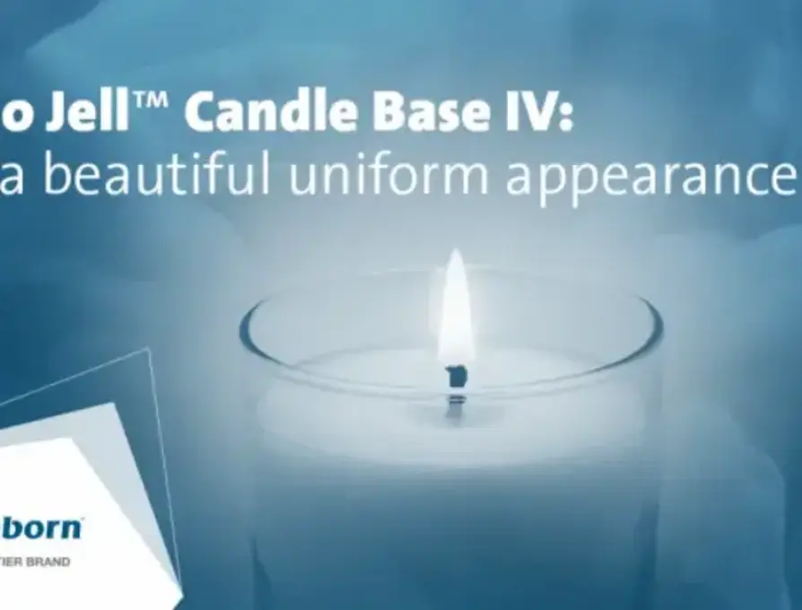 Sono Jell Candle Base IV: For a beautiful uniform appearance