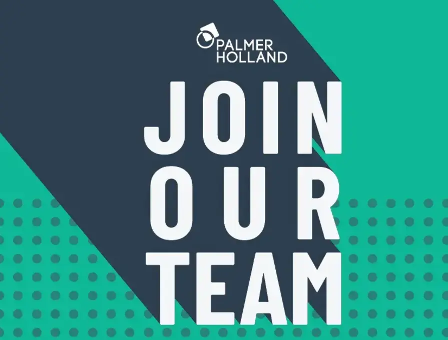 Join our team stylized font on green background