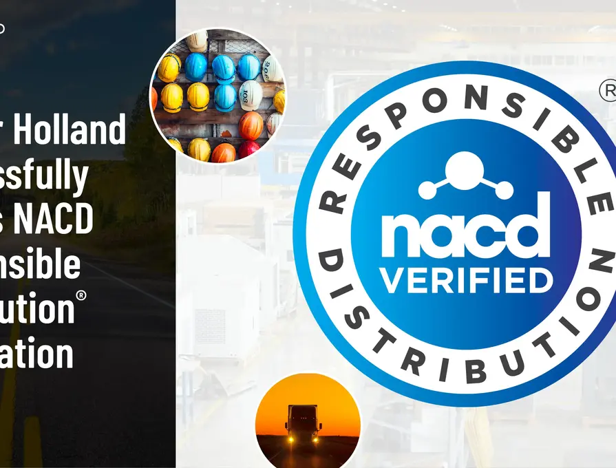 Palmer Holland Successfully Passes NACD Responsible Distribution® Verification demonstrating its Commitment to Health, Safety, Security, Environmental, and Sustainability Performance 