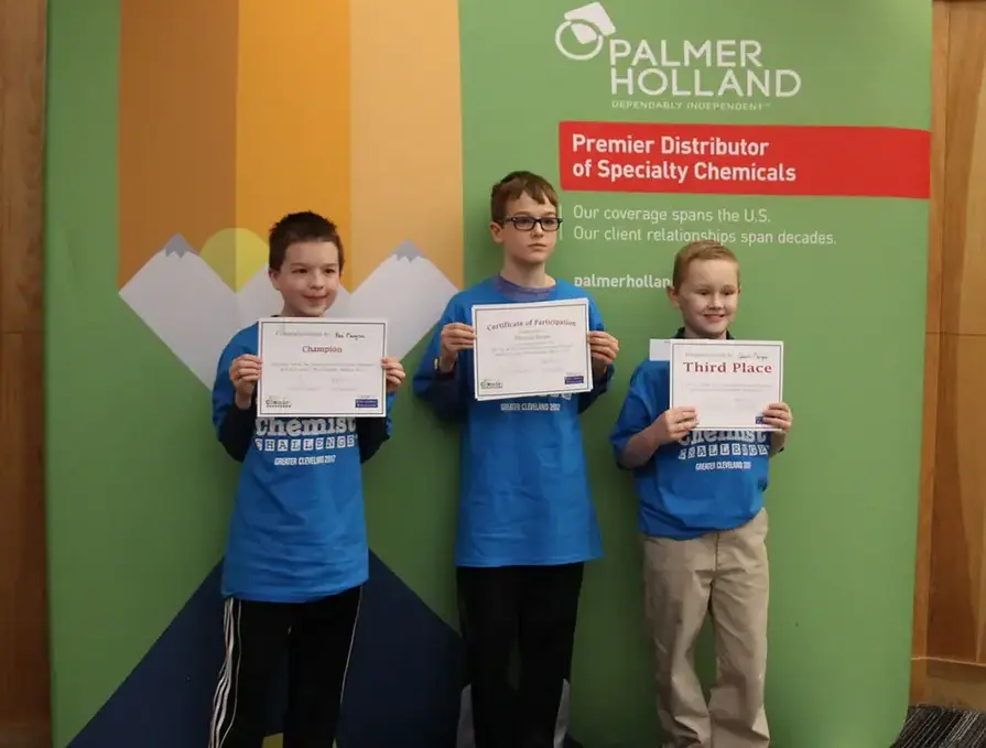Three youth students