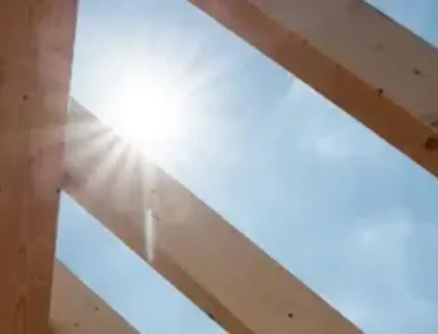 Wood roof trusses