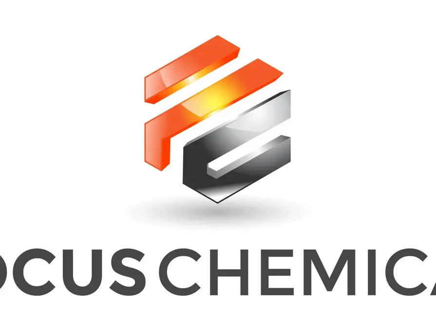 Orange and gray FC Black Text Focus Chemical